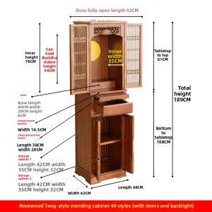 WANGJIXIANG | Home Wooden Religious Altar Cabinet