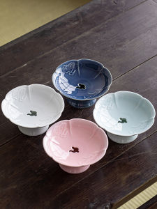 Chinese Style Ceramic Fruit Basket Home Living Room Snack Tray Hotel Front Desk Tea Room Tea Cake Plate Draining Fruit Tray