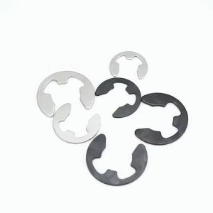585/1005pcs E Clip Snap Circlip Washer Assortment Kit M1.2-M15 Black 65Mn 304 Stainless Steel External Retaining Ring Set for Ma