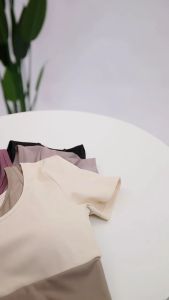 [Đệm mút may liền] Bộ tập gym yoga nữ tay ngắn quần legging tập gym áo crotpop SET03