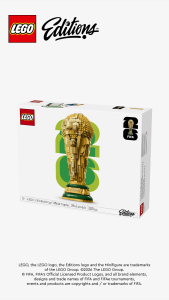 [BrickMonster] LEGO 43020 Editions FIFA World Cup™ Official Trophy