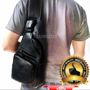 Waistbag kulit sapi tebal garut keren
