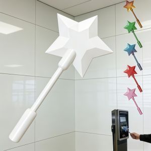 Bandai | Wizard Magic Credit Card Payment Wand Wand Tap to Pay 3D‑Printed Star Touch Payment Wand