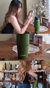 FUYOU Trail ( Gratis Ukir Nama) - Botol Minum Tumbler Termos 1.000 ml Tahan Panas / Dingin Stainless Steel BPA free