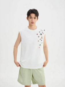 SANFU | Relaxed Fit Graphic Vest