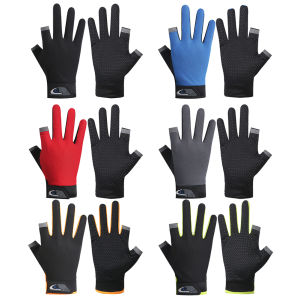 2025 New Chunkbass 1 Pair Sport Gloves 2 Cut Fingers Sport Cycling Mitten Men Women Breathable Anti-slip Antiskid Fishing Wear for Pesca Fitness