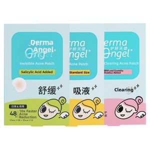 DermaAngel | Pimple Spot Treatment Patches Salicylic Acid Centella Asiatica 144 Pieces