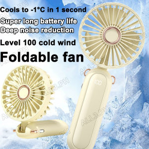 Japan Portable Mini Fan Rechargeable Handheld Fan with Aromatherapy 1-100 Level Stepless Speed Regulation Electric Fan