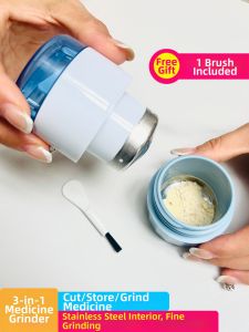 BAPNP | Pill Grinder and Cutter Portable Pill Box