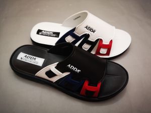 ADDA แท้ 100%รองเท้า สวมผู้ชายพื้น PU รองเท้าหนังสวมลำลอง พื้นนุ่ม ลิงก์ รองเท้าเดินเบา สบาย รองเท้าแต่ลำลอง พื้นนิ่ม สีดำ รองเท้า 71K08-M1