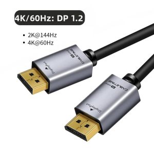 CABLETIME 4K60Hz Cáp DisplayPort 1.2 Cáp Displayport Video Từ Đầu Đực Sang Đầu Đực Cho Máy Chiếu HDTV PC - Kết Nối Đa Phương Tiện Bền Bỉ