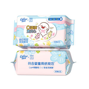 COROU | Alcohol-Free Antibacterial Wet Wipes 80 Sheets