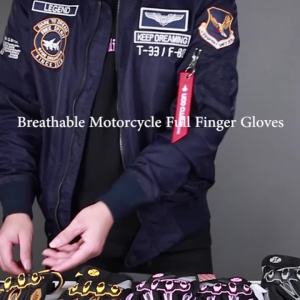 Touchscreen Summer Motorcycle Gloves Men Women Full Finger Non-Slip Wear-Resistant Motocross Racing Glove Breathable Gear 1Pair