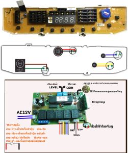 แผงวงจรกล่องหยอดเหรียญ รุ่น USAriya 05  (รหัสสินค้า250080003)