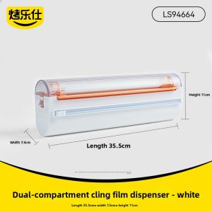 KAULUS | Dual-chamber Magnetic Fridge Wrap Cutter