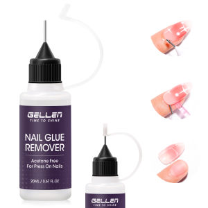 20ml Pinpoint Nail Glue Remover Press Ons Non Acetone Gentle Multi Functional Glue Remover for Nail Tips Quick Easy Gel