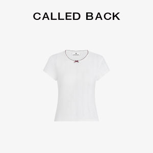 CALLED BACK | Minimalist Slim Fit Round Neck Womens T-Shirt