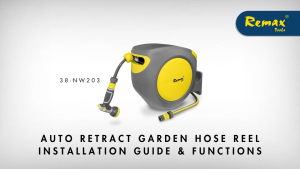 REMAX 38-NW201/38-NW202 1/2 X 20M Automatic Retractable Hose Reel