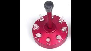 Watch Hands Fitting Setting Presser Pusher Setter with 8 Accessory Alloy Steel Watch Needle Holder Watch Repair Tool Watchmaker