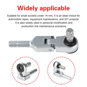 6.35mm Wrench Screwdriver Hex Torque Wrenches EDC Tool Wrench 1/4 Screwdriver Rod Socket Wrench Hand Repair Tool