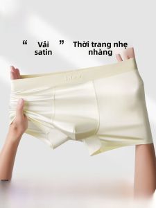 Quần lót MiiOW nam satin cao cấp ice silk kháng khuẩn thoáng khí cạp vừa