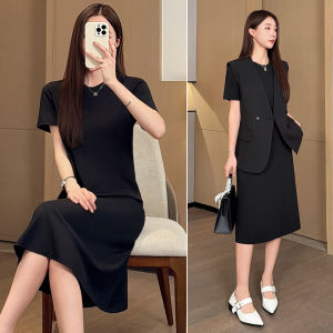 LD | Black Loose Straight Tunic Dress