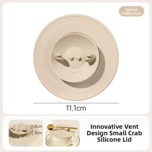 Dustproof Food Grade Silicone Cup Lid