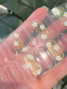 YINCAI | Ultra Hard Flashing Waterproof Gel Nail Stickers