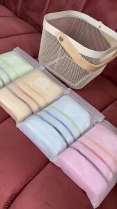 Long-Staple Cotton Soft Face Towel Absorbent and Gentle Washcloth G6443