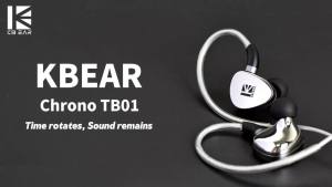 Kbear | KBEAR TB01 Chrono IEMS In-Earphone Wired Headphones Deep Bass Gaming Headset for Live Streaming Zinc Alloy Full-Metal Cavity