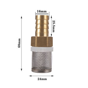 6-19mm Hose Filter Stainless Steel Mesh Strainer Garden Irrigation Car Washing Aquarium Filter Water Pump Filtering Apparatus