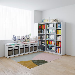KEBIXIONG | Corner Storage Cabinet Triangular Shelf