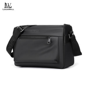 LouisWill Shoulder Bag for Men Fashion Waterproof Shoulder Bag Messenger Bag Men Travel Sling Bag for Men Crossbody Bag for Men Lightweight Casual Bag Leisure Sport Street Bag Waterproof Handbag