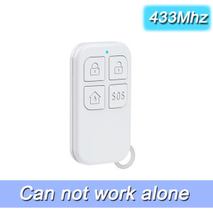 433MHz Wireless Remote Control Long Wireless Range For Smart Home Switch Works With Security Alarm Systems White Control Device