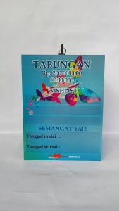 celengan kotak kayu target 200juta buka tutup dengan kunci ganda anti rayap kuat tahan air