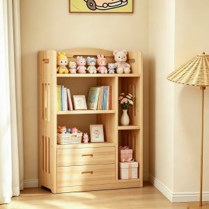 OYIla | Wall-mounted Storage Shelf With Drawers Bookshelf