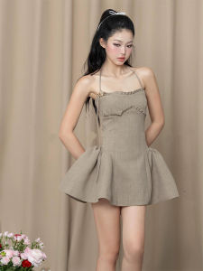 Sweet and Spicy Style Off-Shoulder Waist-Shaping Dress