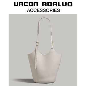 UR Retro Bucket Bag Womens Large Capacity Commuter Sub-Mother Casual Handbag Single Shoulder Armpit Bag Trendy New 2025