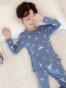 Bộ Đồ Ngủ Cotton Nguyên Chất Cho Bé Trai Mùa Thu Đông Xuân 2024 Bộ Đồ Mặc Nhà Cho Bé Trai in Họa Tiết Hoạt Hình