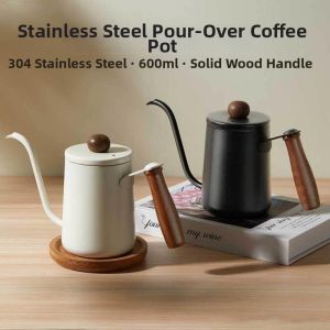 Handmade Pour-Over Stainless Steel Coffee Pot