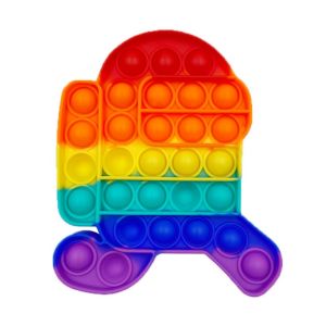 Đồ Chơi Giáo Dục Sáng Tạo Push Pop It Fidget Space Werewolf Game among Us Đồ Chơi Di Động Chống Căng Thẳng Cho Trẻ Em Từ 5-12 Tuổi