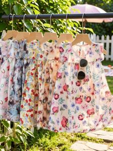 New Summer Sweet Floral Puff Sleeve Dress