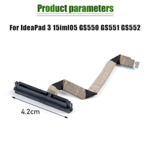 Flex Cable Lenovo Ideapad 3 Slim Upgrade Kit Hdd Ssd Lenovo Ideapad 3 15are05 15ada05 15iil05 15iml05 15igl05 15iwl05 15ikb05 15igl05 S350 Gs550 Kabel Sata Iii Second Hdd Ssd Connector Fleksibel Cable / Laptop Hdd Sata Kabel Flex Connector Cable