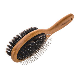 TRUELOVE Pet Double-sided Brush Comb Stainless Steel Needle Bristles Hair Brush Grooming Vacation for Cats Dogs