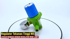 NIS PAKET SELANG GAS HONEYCOMB + REGULATOR GAS 1 PENGUNCI (NI 0510 S)