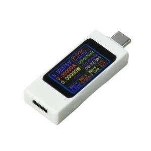 Aideepen | Máy Đo Điện USB Type C DC 4-30V Với Màn Hình HD 1.06 Inch Dành Cho Bộ Sạc Pin Dự Phòng Thiết Bị Giám Sát Đa Thông Số