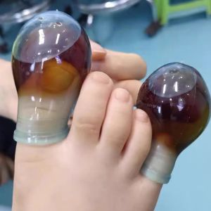 Finger Stall Infuse the Medicine in Liquor Sets/Bath Waterproof Fingernail Cap/Silicone Finger Toe Sleeve/Wound Waterproof Special Cover