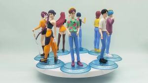 Bandai | Witch Hunt Team Rumi Mira Zoe Cute Beautiful Girl Action Figure Anime Character Model High Detail Desktop Ornament Toy Gift