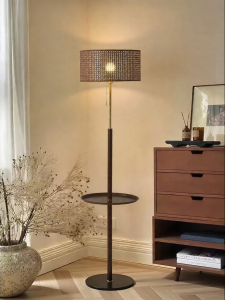 DGY | Vintage French Floor Lamp With Shelf