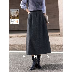 Vimly | Chân Váy Dài Lửng Giảm Cân Thoáng Mát Đa Năng